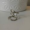 Bague en argent massif Curve - Atelier Akka – Image 2