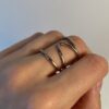 Bague en argent massif Curve - Atelier Akka