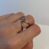 Bague en argent massif Curve - Atelier Akka – Image 3