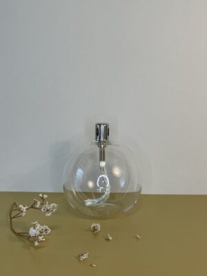 Lampes à huile sphère – Impression lin – S