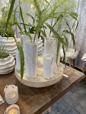 Vases porcelaine blanche  ark – Ylvaya design