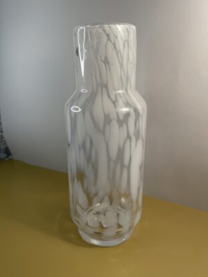 Vase oval léopard blanc – Opjet