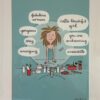 affiche salle de bain miroir