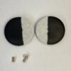 Boucles d'oreilles en argile polymère - Tokyo