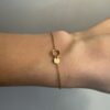 Bracelet médaille martelée  - Hina – Image 2