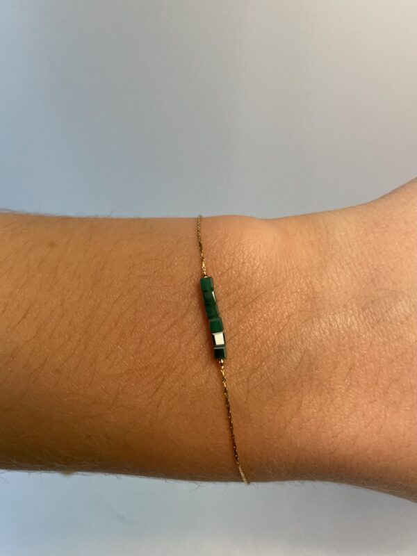 bracelet poigné vert