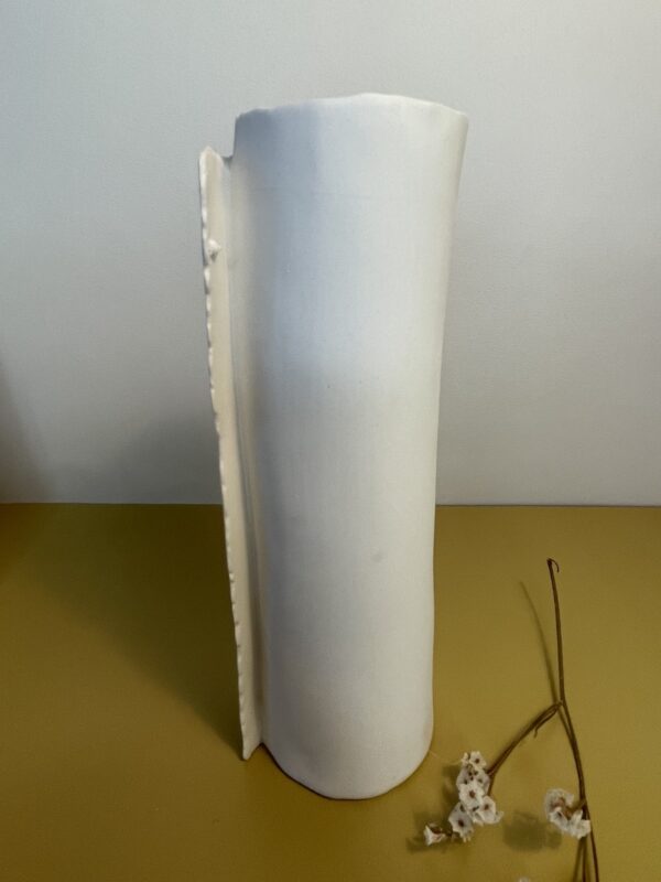 vase blanc en porcelaine
