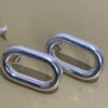 Boucles d'oreilles plaquées argent - Ovales – Image 6