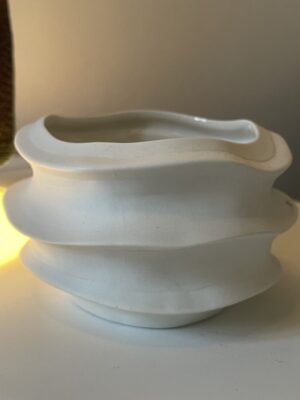 Pot en porcelaine blanche – Aya