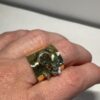 Bague dorée avec breloques en pierres naturelles - Albia – Image 8