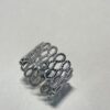 Bague argentée et ajourée - Aventin – Image 2