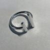 Bague en plaqué argent - Parallèle