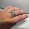 Bague argentée et ajourée - Aventin – Image 3