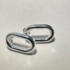Boucles d'oreilles plaquées argent - Ovales – Image 5