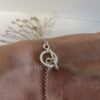 bracelet argent fermoir rond