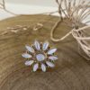 Bague dorée et pierres - Florie