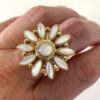 Bague dorée et pierres - Florie – Image 6
