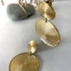 Boucles d'oreilles cercles dorés - Sunny – Image 2