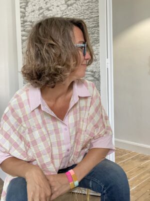 Chemise à carreaux rose et blanc – Polo