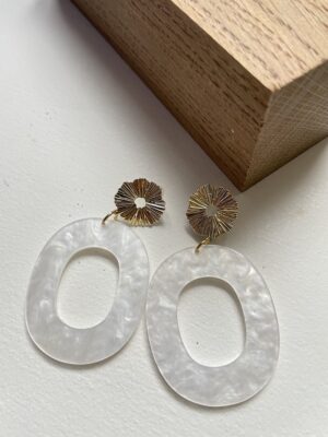 Boucles d’oreilles en acrylique- Olga