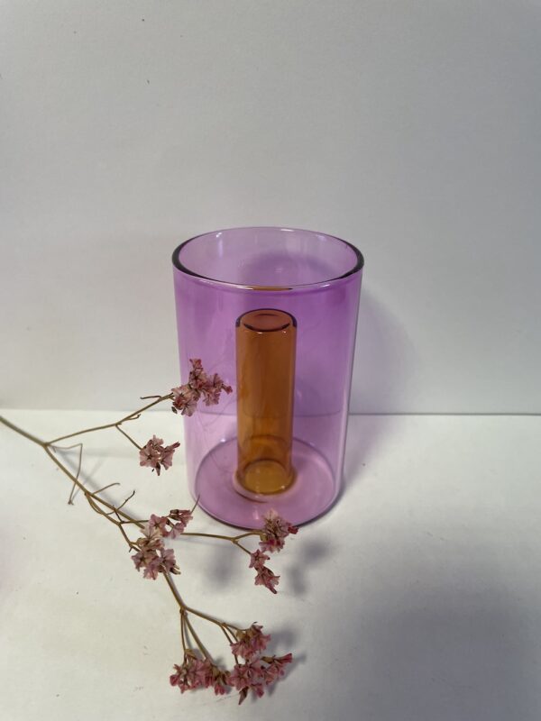 vase reversible violet fumé