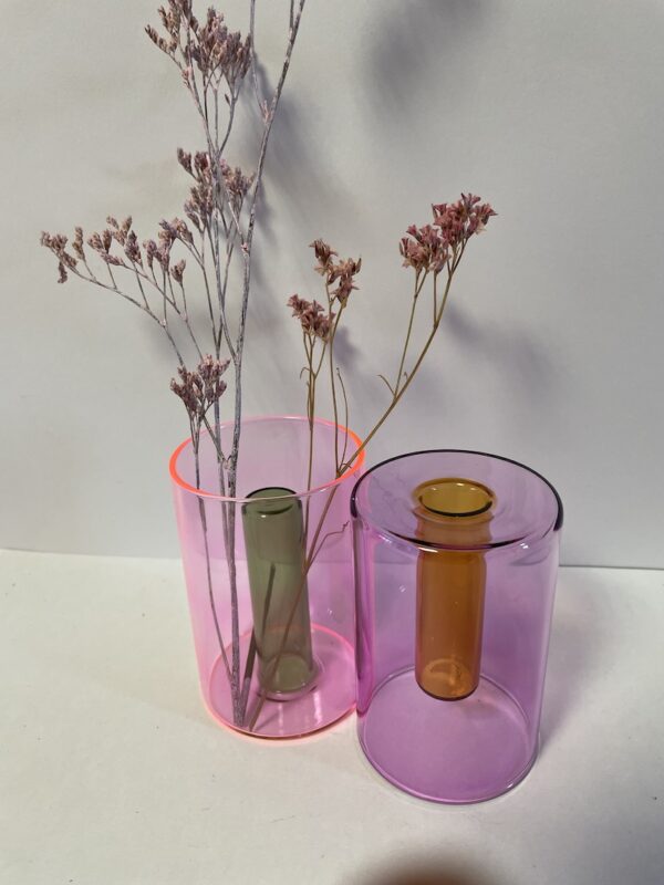 vases reversibles bicolores