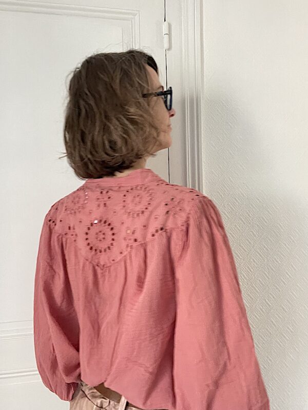 chemise vieux rose