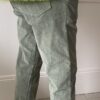 pantalon velours vert