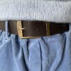 pantalon velours bleu