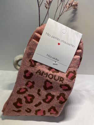 Chaussettes léopard – Amour