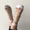 chaussettes coeur blanc