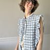 gilet sans manches bleu Johanna paris