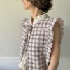 gilet sans manches Johanna Paris rose