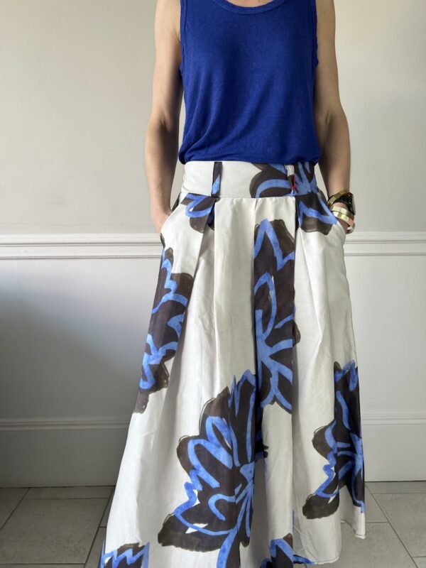 jupe bleue Johanna paris