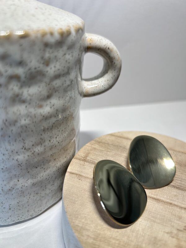 boucles d'oreilles ovales et plates Bohm paris