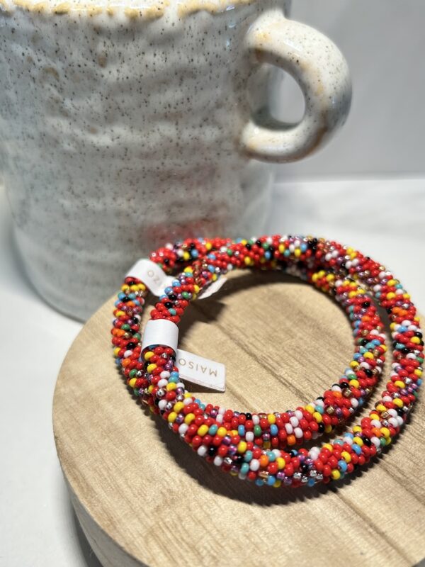 bracelet nepalais rouge