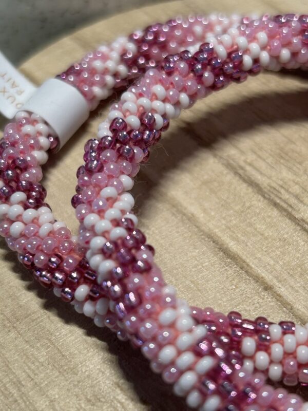 bracelet rose népalais