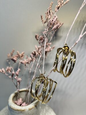 Boucles d’Oreilles Créoles Torsadées – Acier Inoxydable | Lilou
