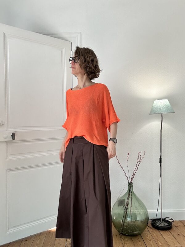jupe costume marron