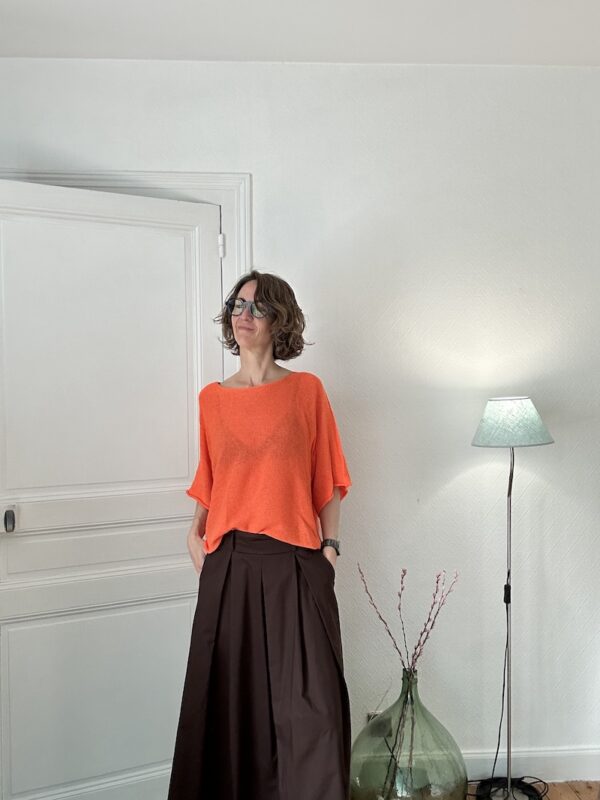 jupe costume marron