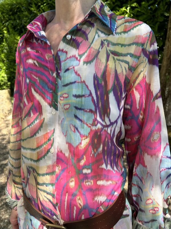 robe chemise jungle