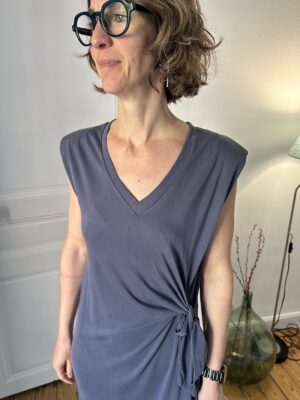 Robe Longue Fendue en Modal – La Robe de l’Été