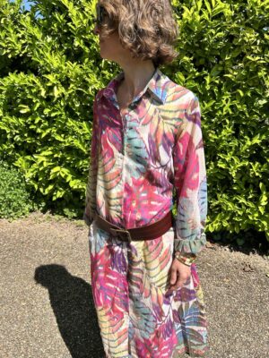 Robe-Chemise Longue « Jungle Chic »