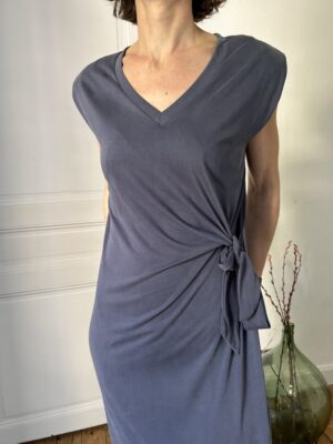 Robe Longue Fendue en Modal – La Robe de l’Été