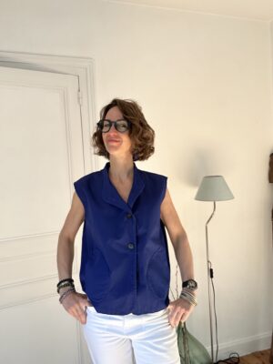 Veste Courte Sans Manches – Johanna Paris