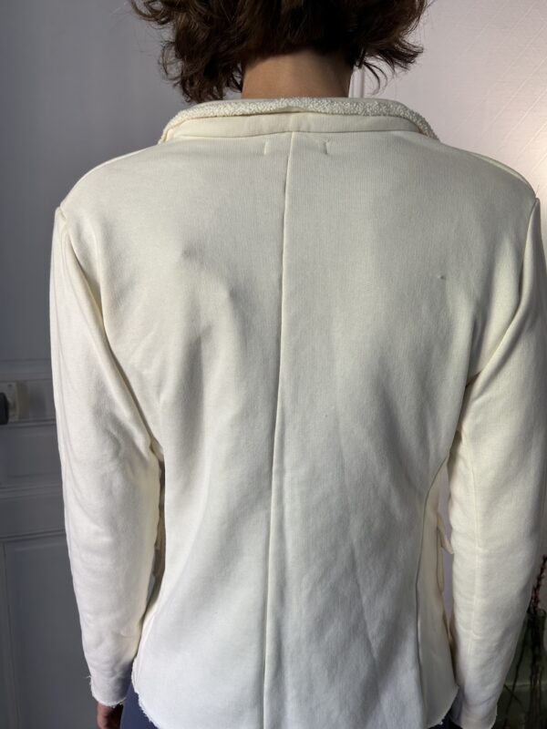 veste en coton love by md ecru