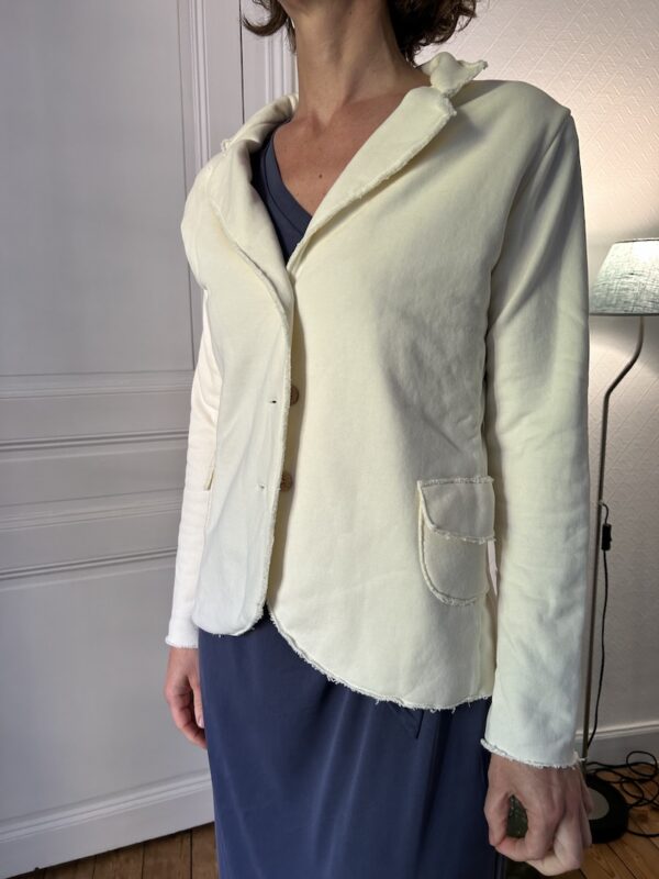veste en coton love by md écru