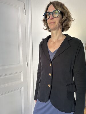 Veste Cintrée en Coton Upcyclé – Love by MD