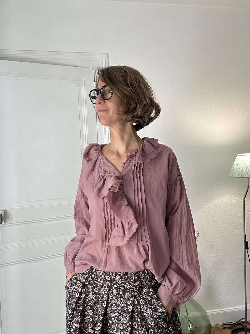 tunique vieux rose Johanna paris