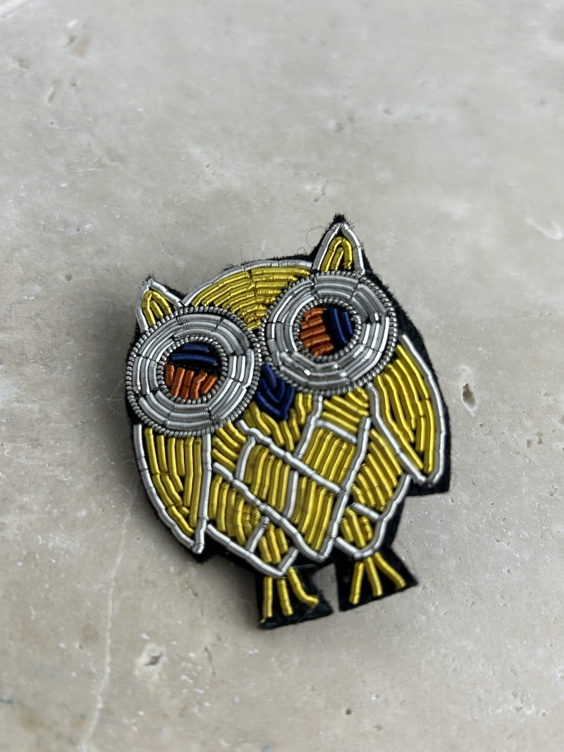 Broche Brodée – Accessoire Mode Fantaisie Chic